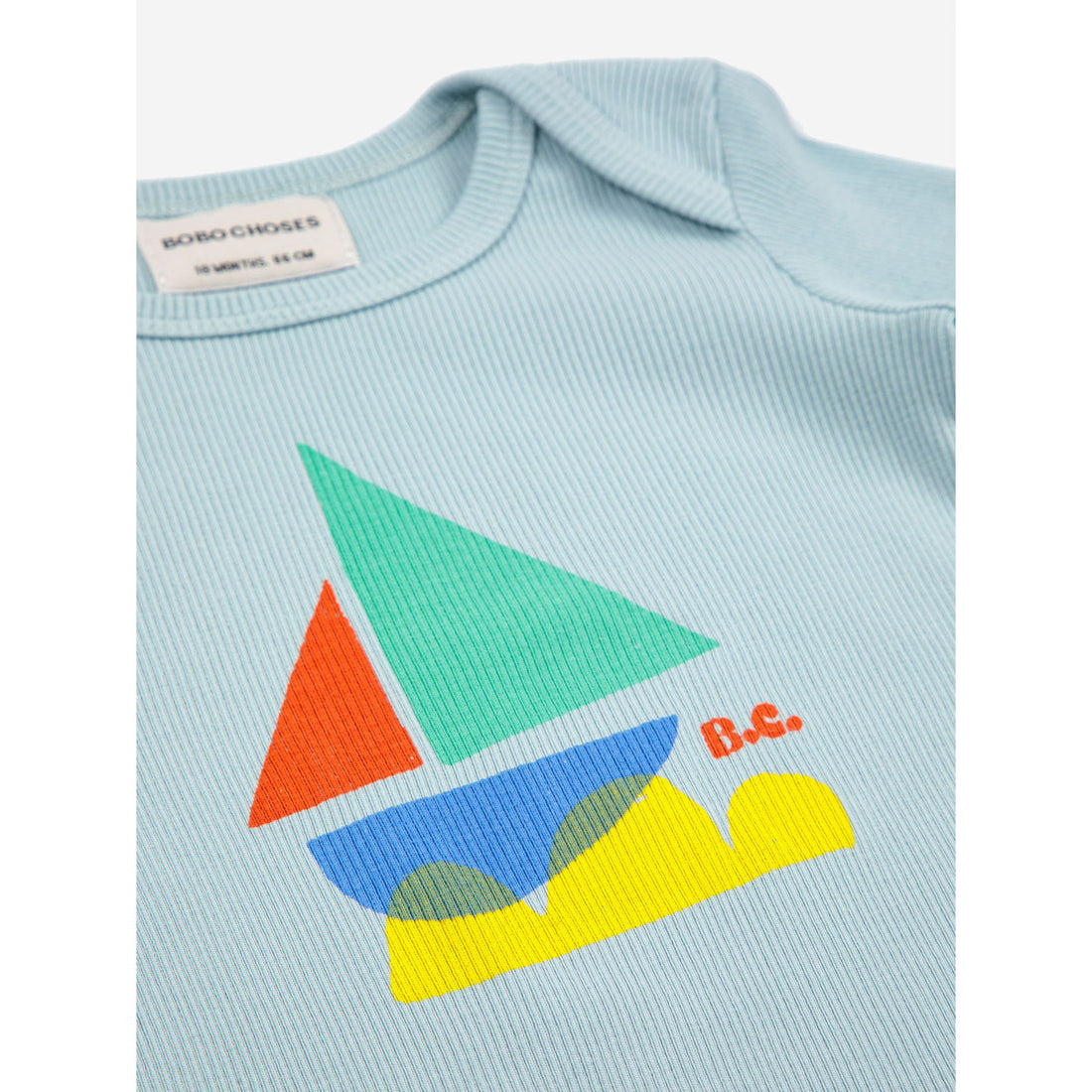 Bobo Choses Multicolor Sail Boat Long Sleeve Boat