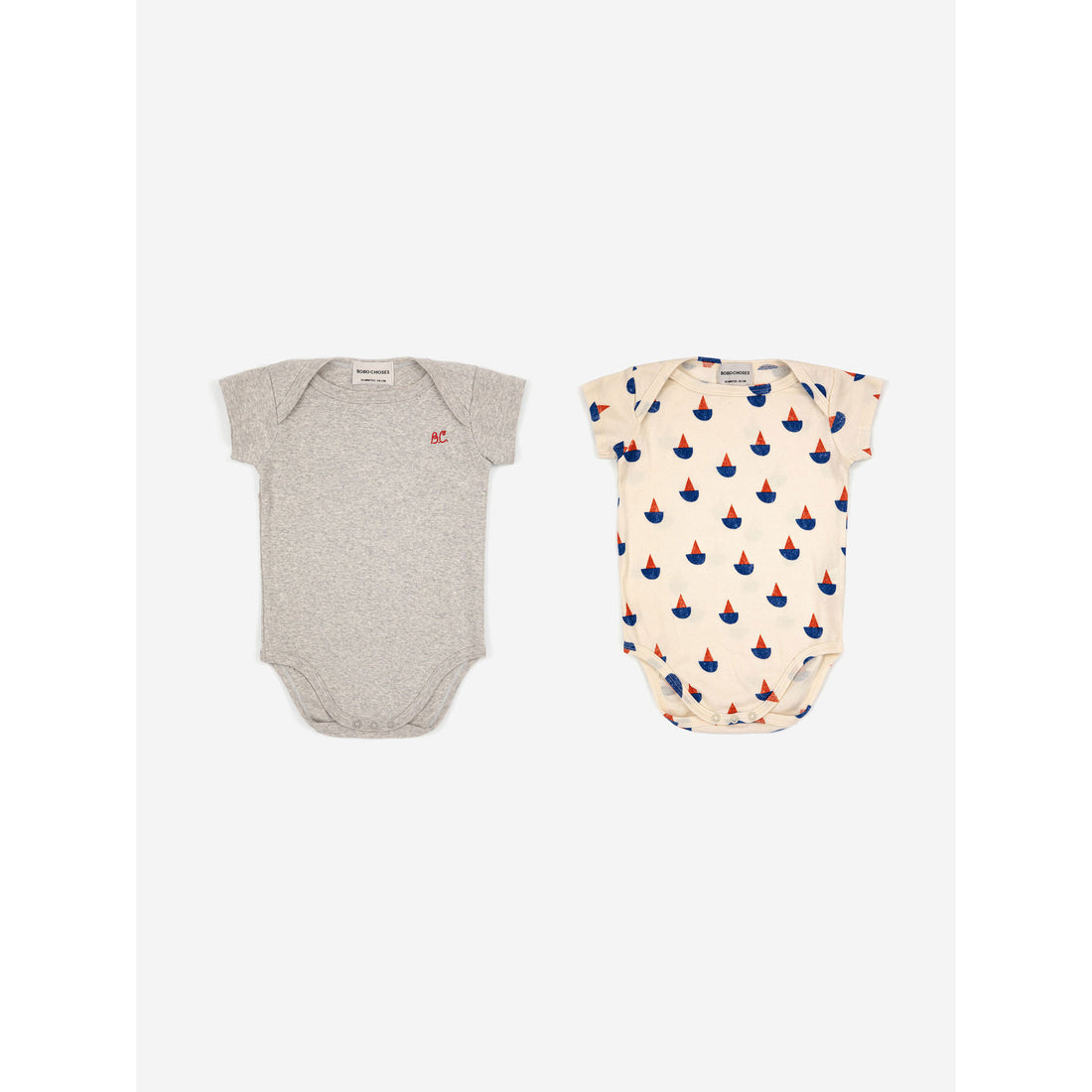 Bobo Choses Sail Boat All Over Short Sleeve Bodies Set