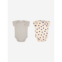 Bobo Choses Sail Boat All Over Short Sleeve Bodies Set