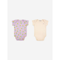 Bobo Choses Sea Flower All Over Short Sleeve Bodies Set