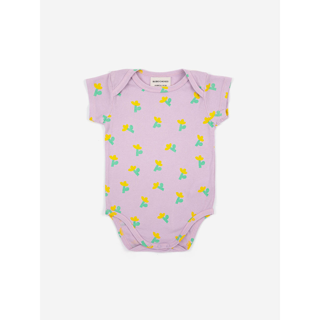 Bobo Choses Sea Flower All Over Short Sleeve Bodies Set