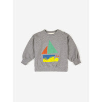 Bobo Choses Multicolor Sail Boat Baby Sweatshirt