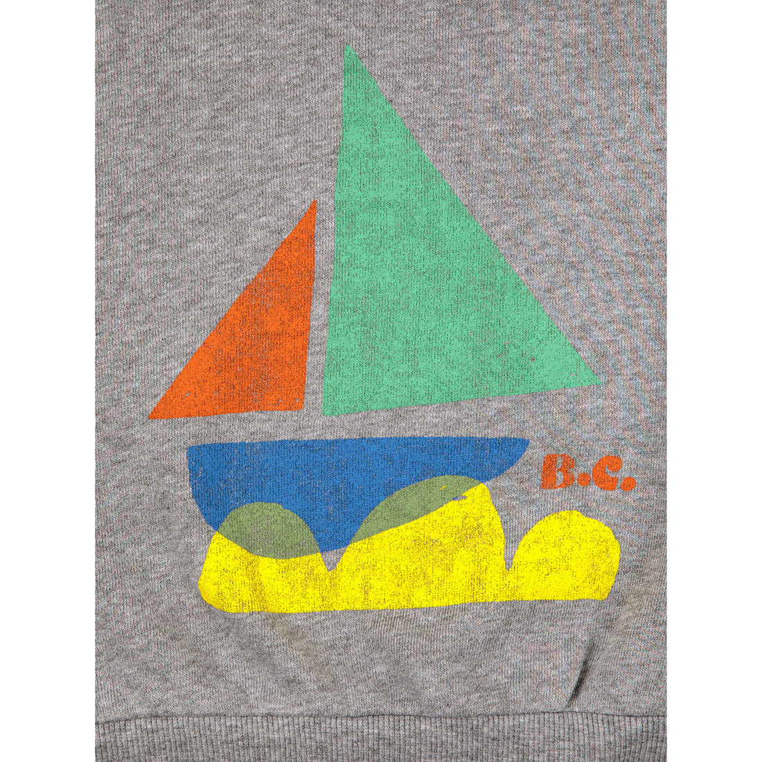 Bobo Choses Multicolor Sail Boat Baby Sweatshirt