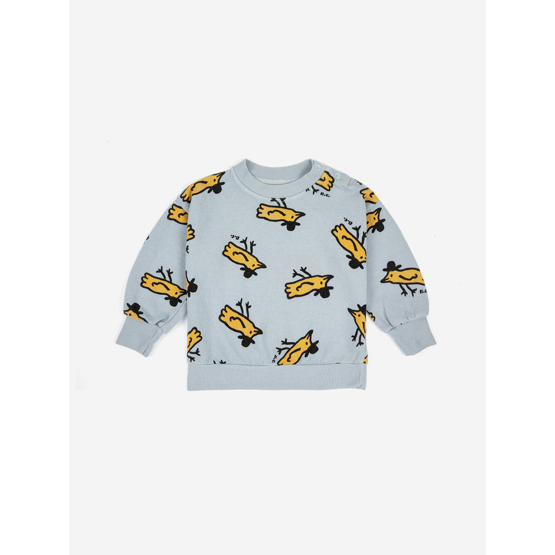 Bobo Choses Mr Birdie All Over Baby Sweatshirt