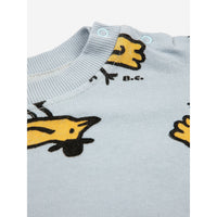Bobo Choses Mr Birdie All Over Baby Sweatshirt