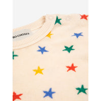 Bobo Choses Multicolor Stars All Over Terry Sweatshirt