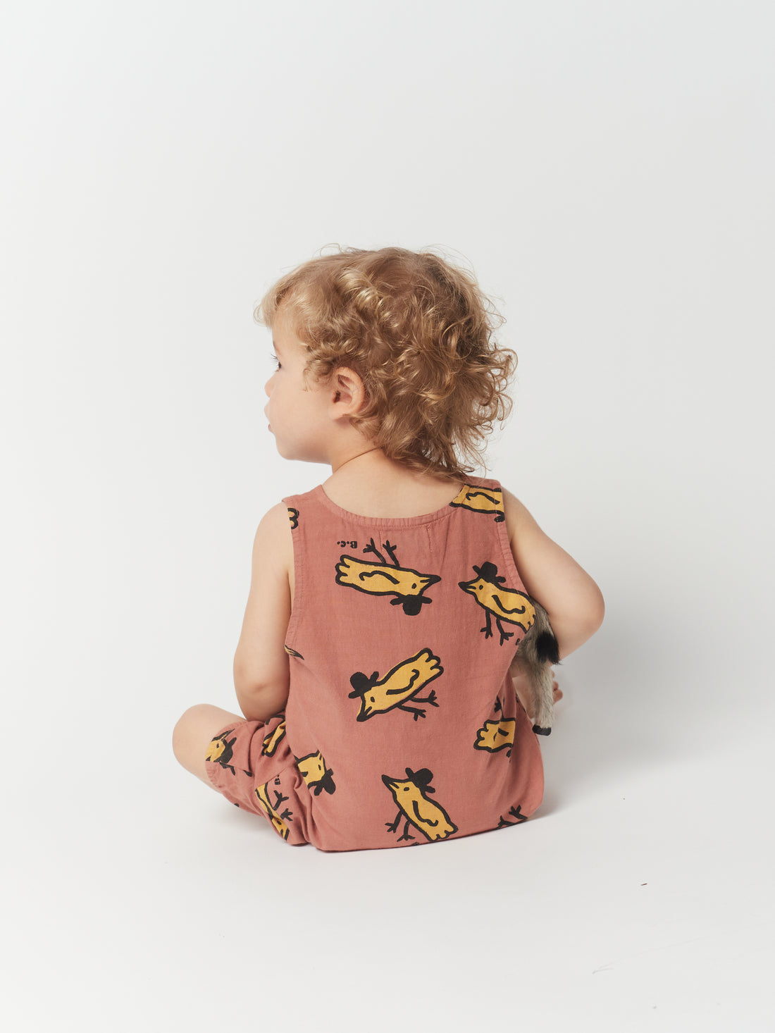 Bobo Choses Mr Birdie All Over Playsuit
