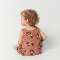 Bobo Choses Mr Birdie All Over Playsuit