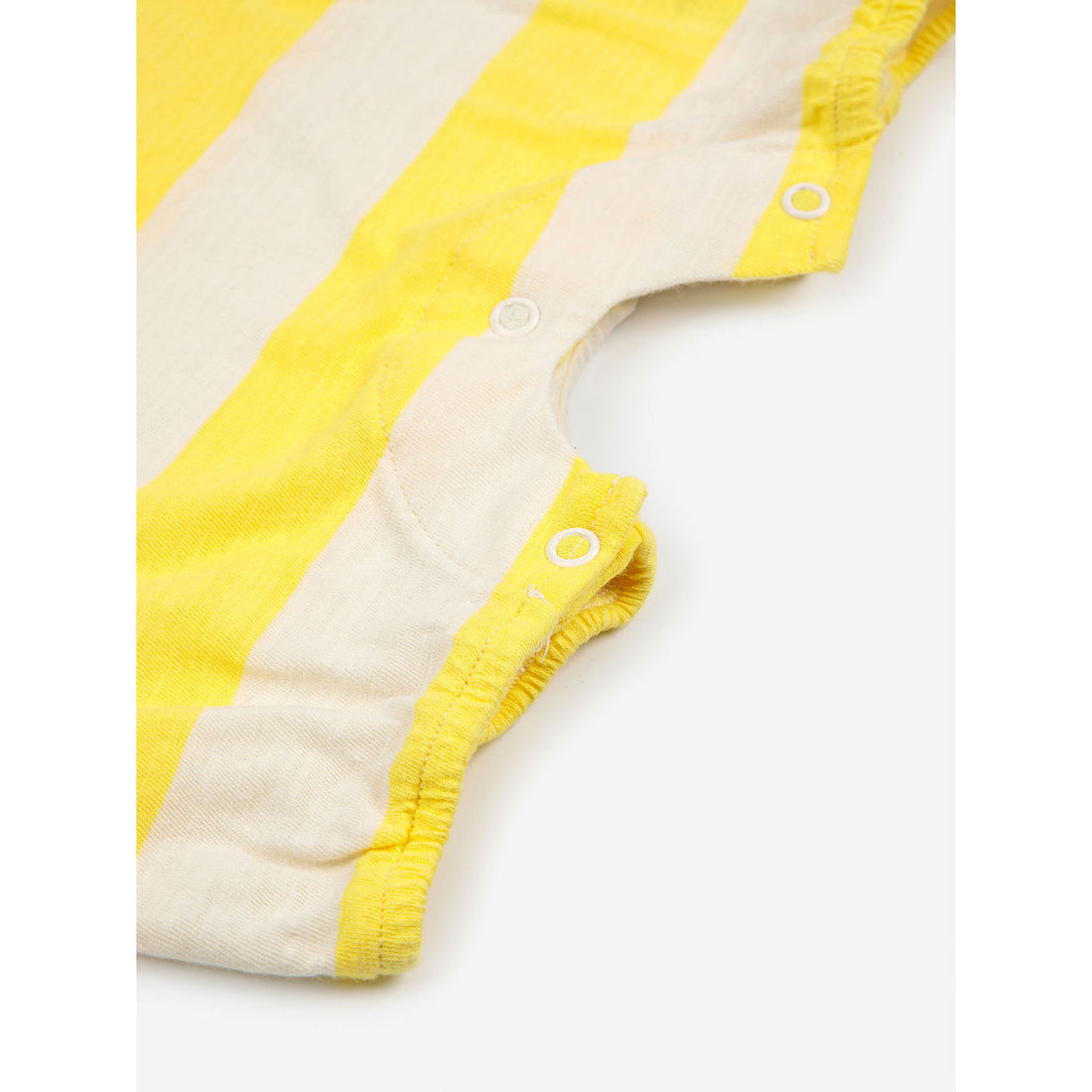 Bobo Choses Yellow Stripes Baby Playsuit