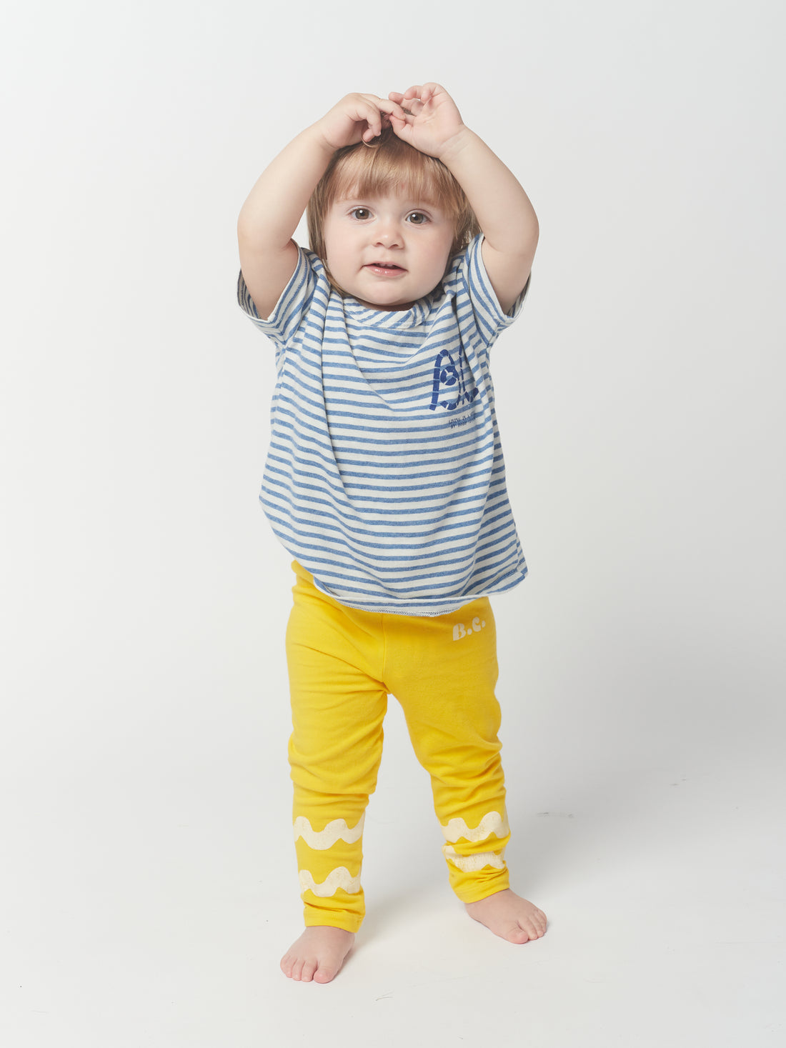 Bobo Choses Waves Yellow Leggings