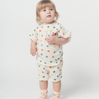 Bobo Choses Multicolor Stars Terry Shorts