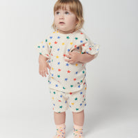 Bobo Choses Multicolor Stars Terry Shorts
