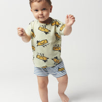 Bobo Choses Blue Stripe Shorts