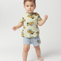 Bobo Choses Blue Stripe Shorts