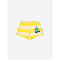 Bobo Choses Yellow Stripes Shorts