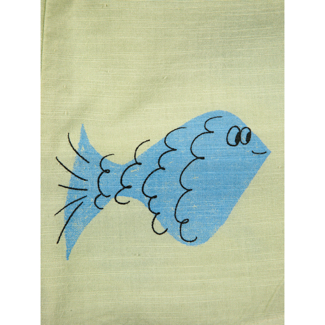 Bobo Choses Multicolor Fish All Over Woven Baby Shorts