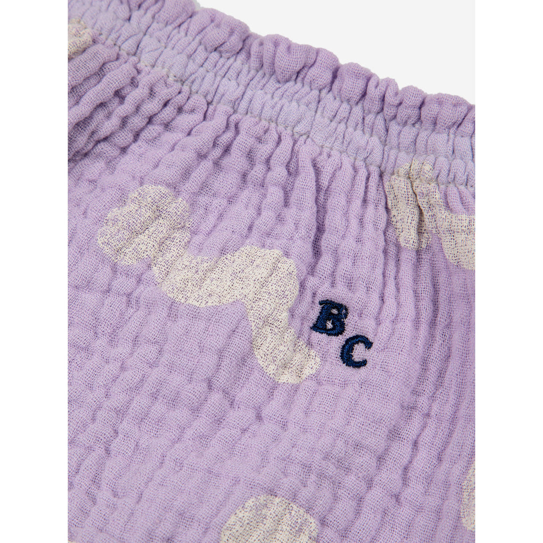 Bobo Choses Waves All Over Woven Ruffle Bloomer