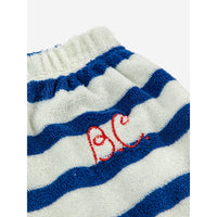 Bobo Choses Blue Stripes Terry Bloomer