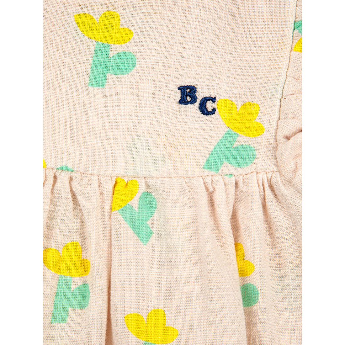 Bobo Choses Sea Flower All Over Ruffle Baby Dress