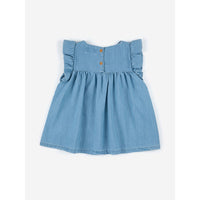 Bobo Choses Pelican Ruffle Woven Baby Dress