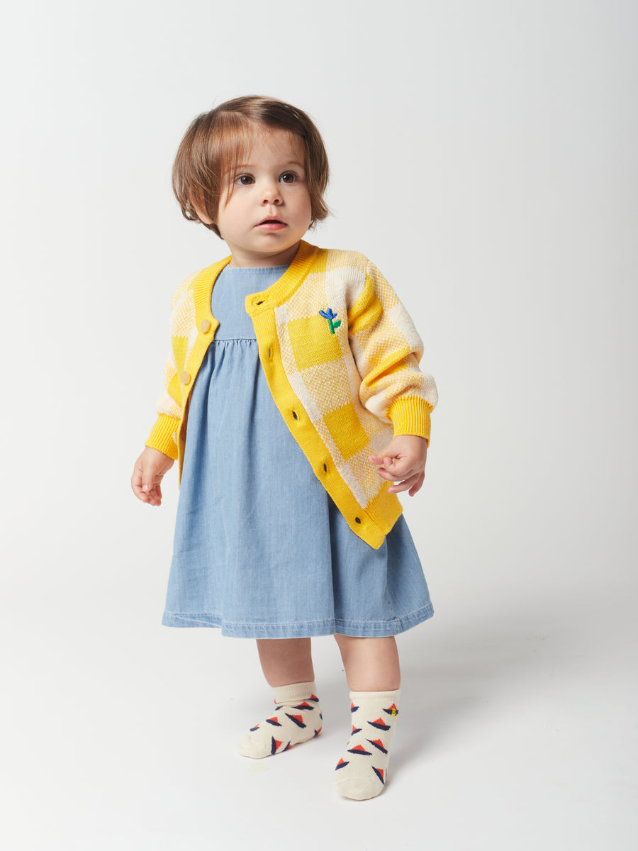 Bobo Choses Vichy Knitted Cardigan