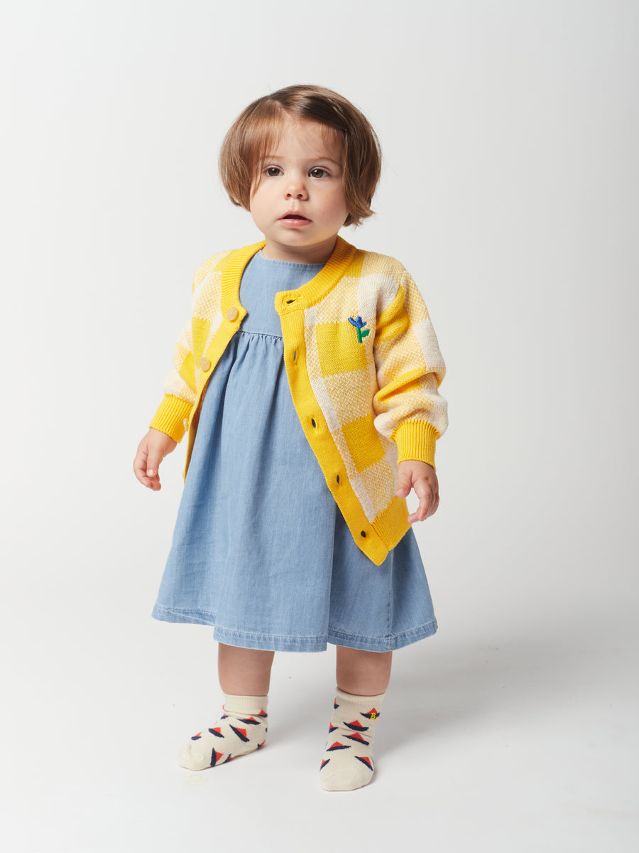 Bobo Choses Vichy Knitted Cardigan