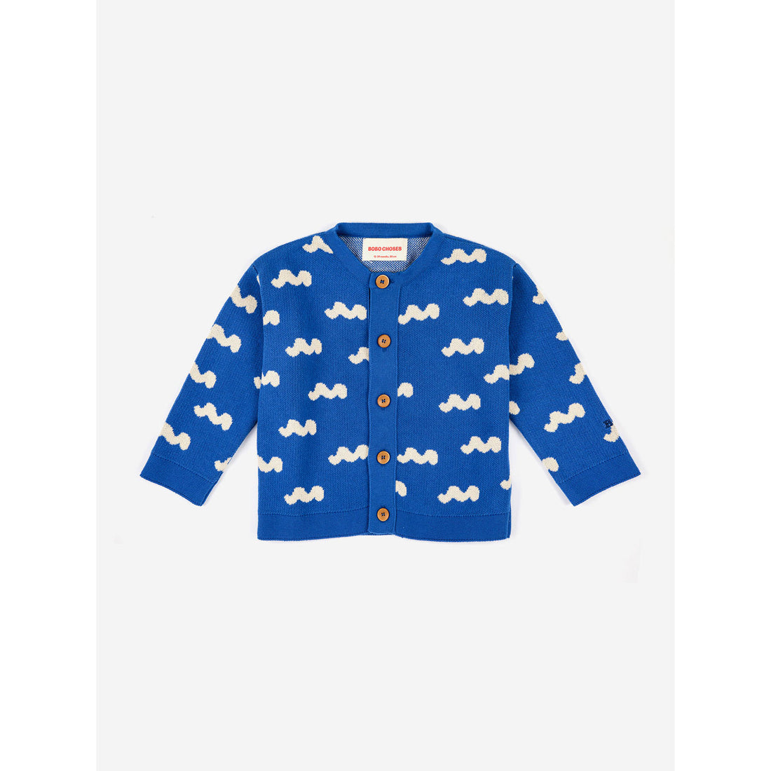Bobo Choses Waves All Over Cardigan