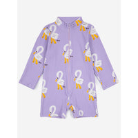Bobo Choses Pelican All Over Swim Playsuit