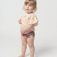 Bobo Choses Pelican All Over Swim Ruffle Culotte