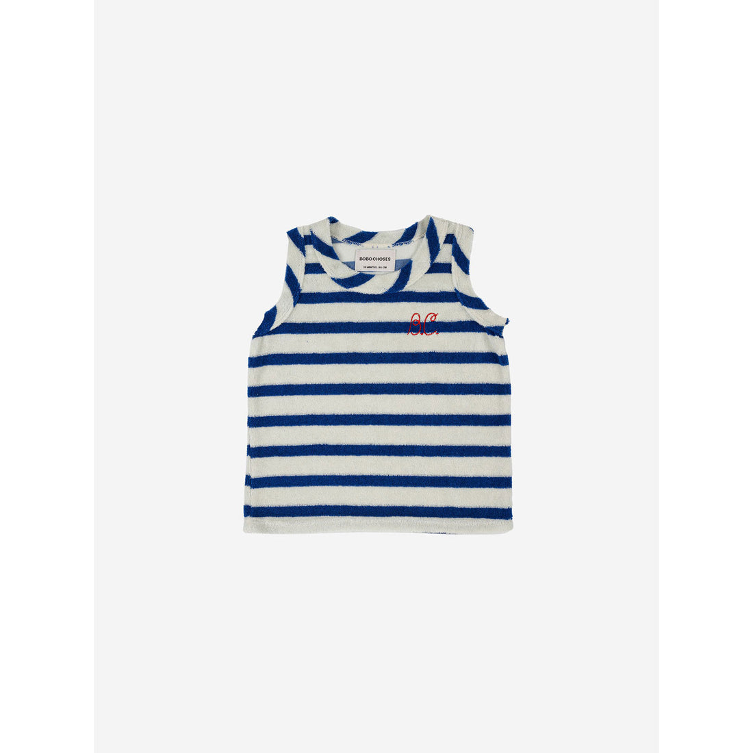 Bobo Choses Blue Stripes Terry Tank Top