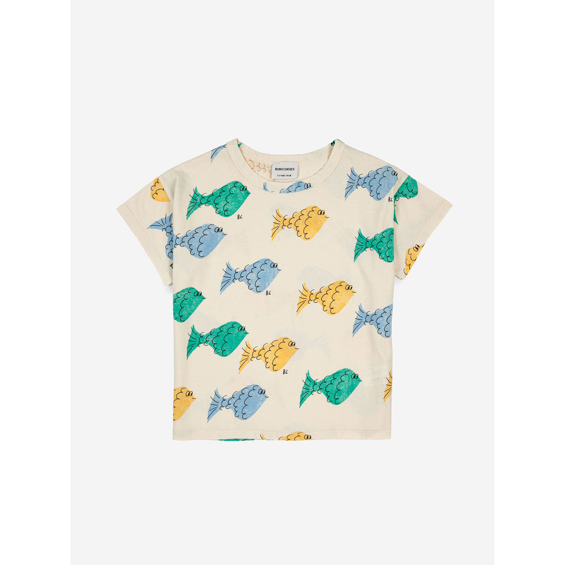 Bobo Choses Multicolor Fish All Over T-Shirt