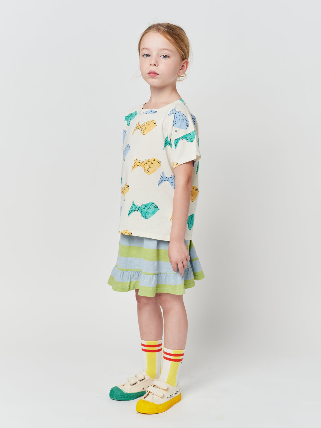 Bobo Choses Multicolor Fish All Over T-Shirt