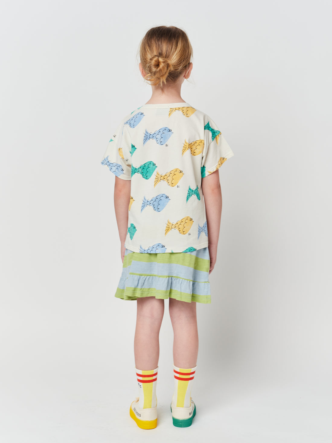 Bobo Choses Multicolor Fish All Over T-Shirt