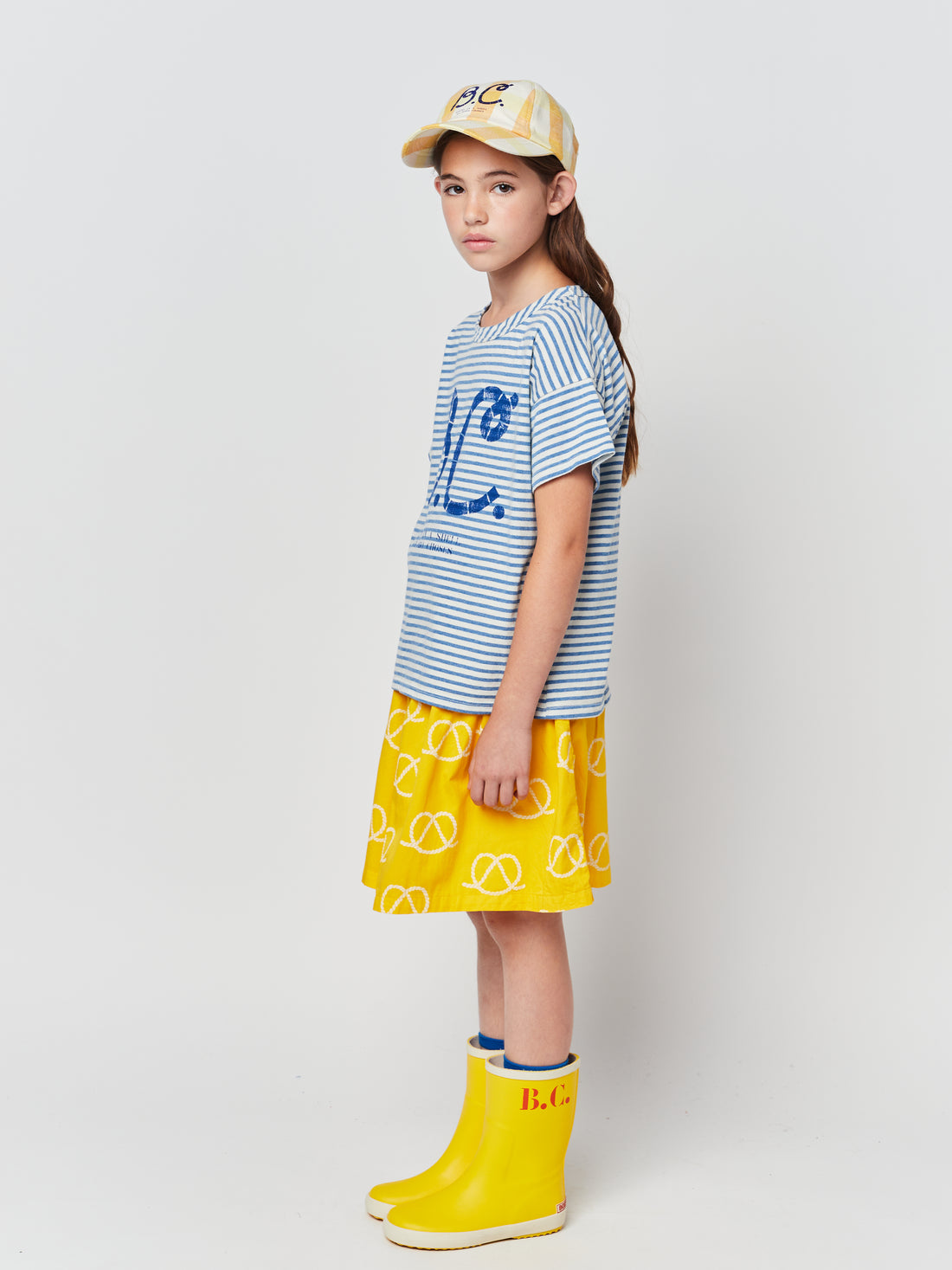 Bobo Choses Blue Stripes T-Shirt