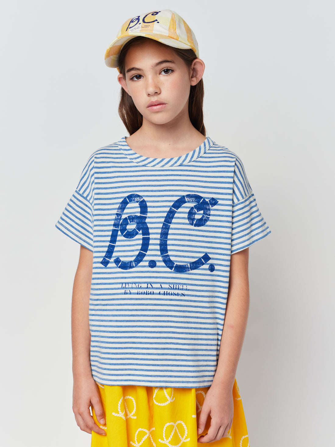 Bobo Choses Blue Stripes T-Shirt