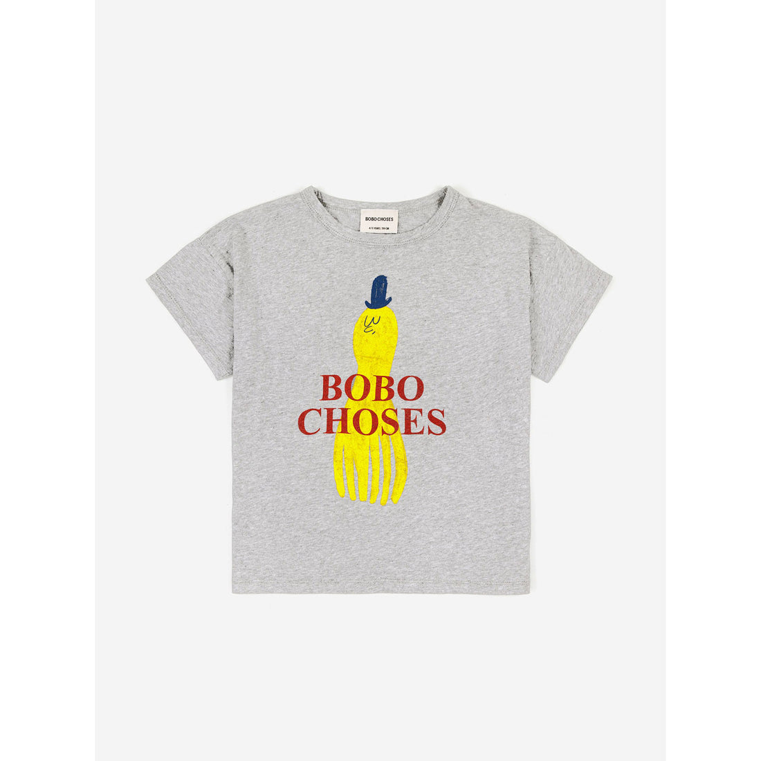 Bobo Choses Yellow Squid T-Shirt
