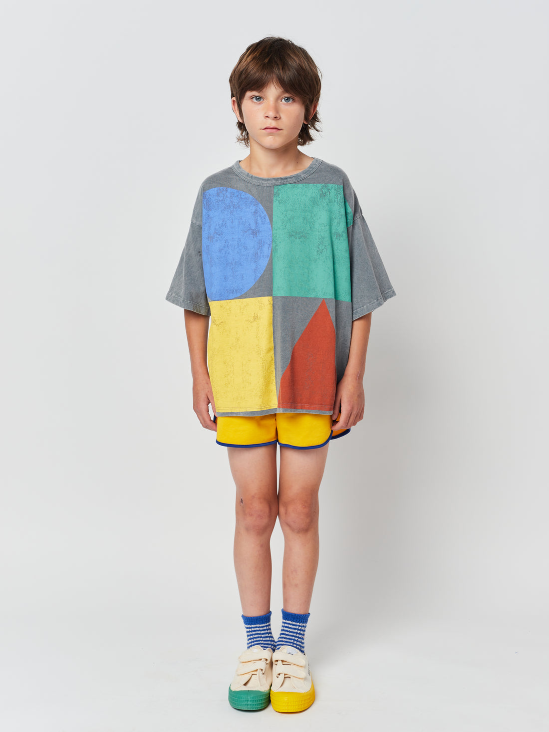 Bobo Choses Geometric Color Block T-Shirt