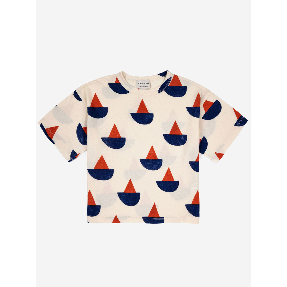 Bobo Choses Sail Boat Short Sleeve T-Shirt