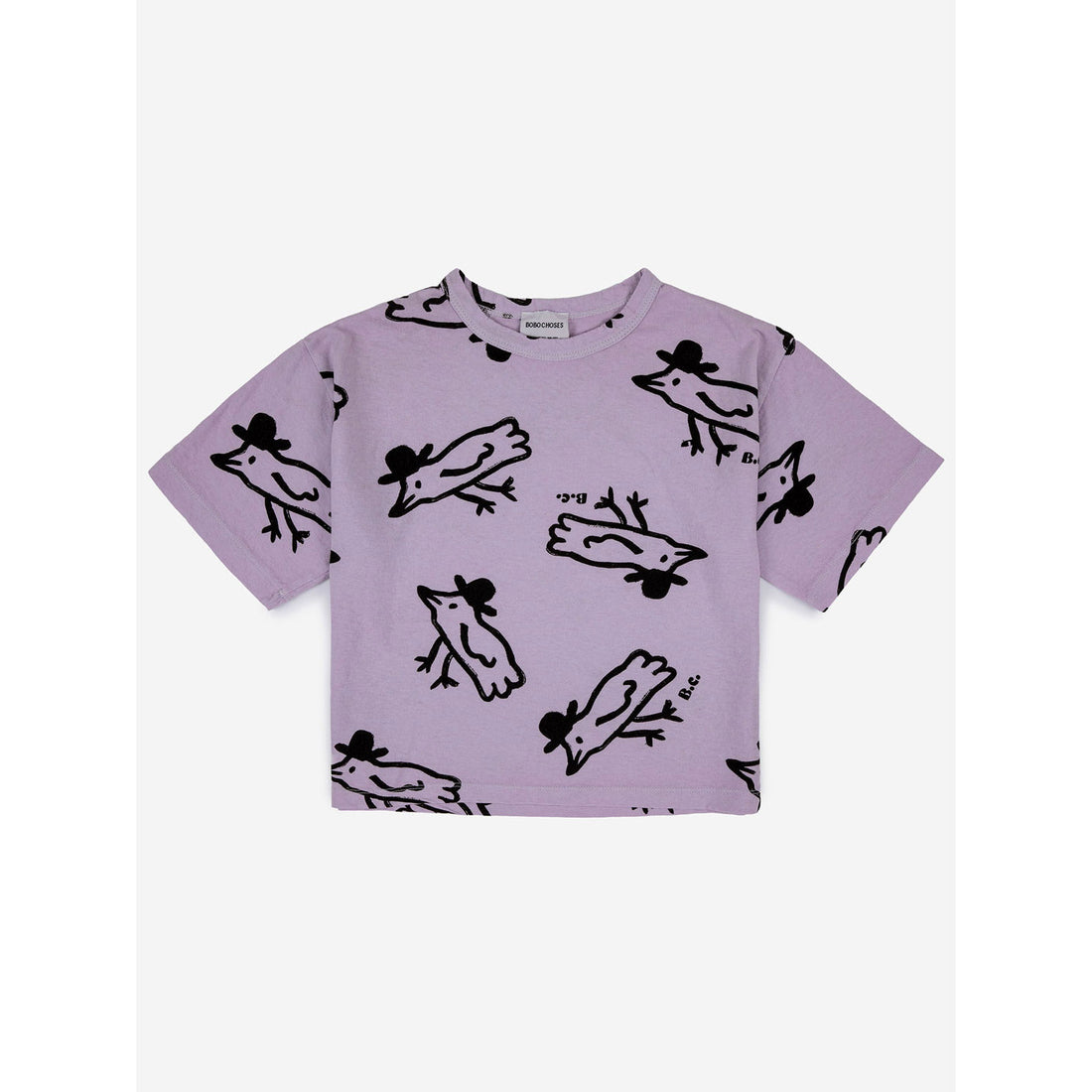 Bobo Choses Mr Birdie All Over Short Sleeve T-Shirt