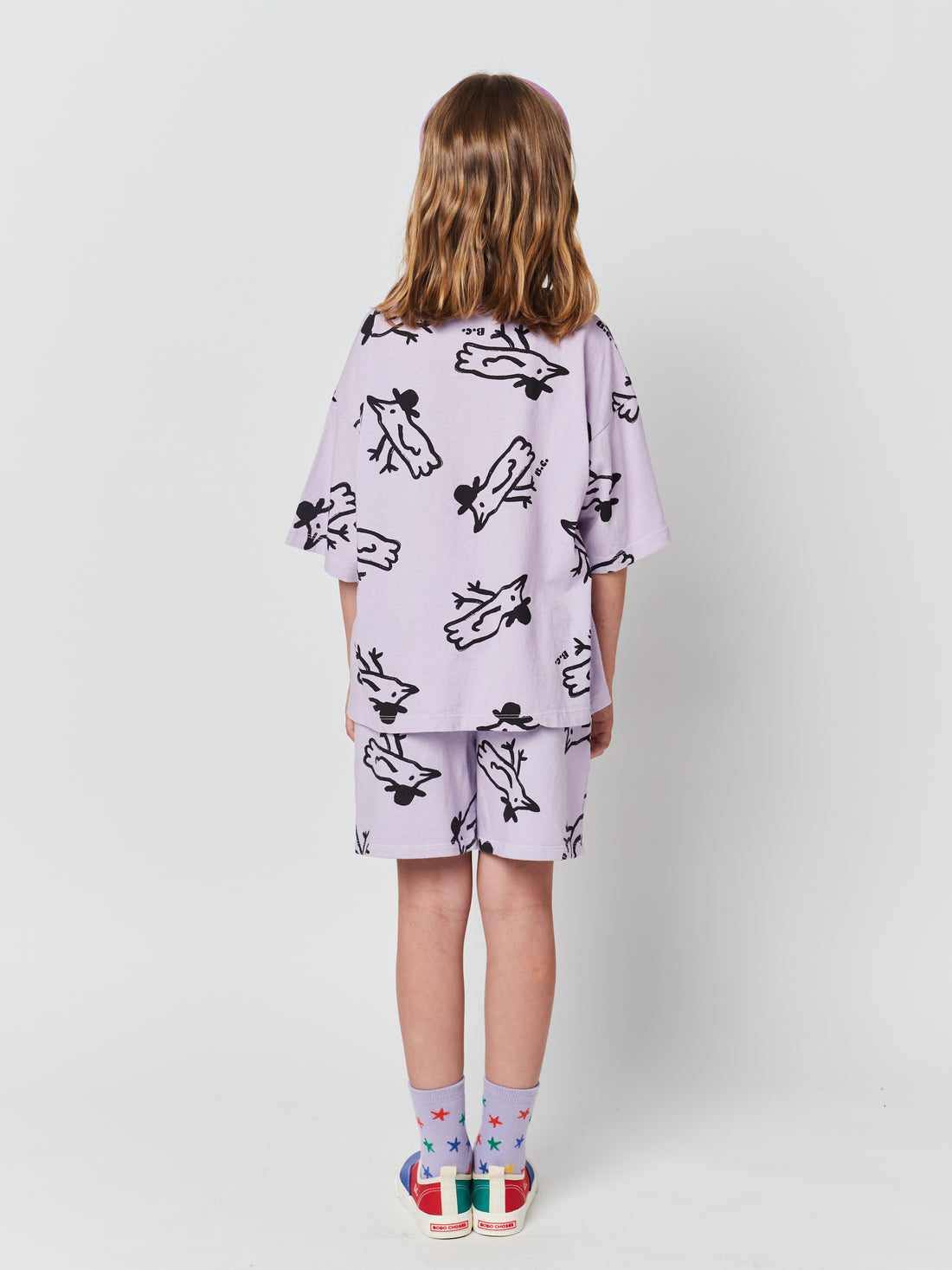 Bobo Choses Mr Birdie All Over Short Sleeve T-Shirt