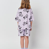 Bobo Choses Mr Birdie All Over Short Sleeve T-Shirt