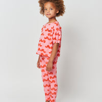 Bobo Choses Waves All Over Puffed Sleeve T-Shirt