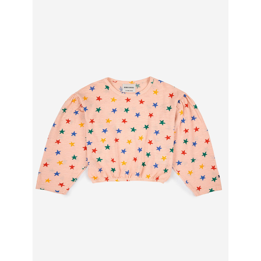 Bobo Choses Multicolor Stars All Over Long Sleeve T-Shirt