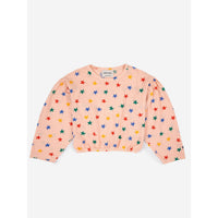 Bobo Choses Multicolor Stars All Over Long Sleeve T-Shirt