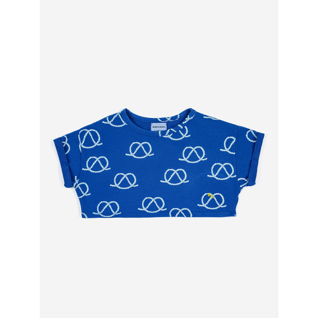 Bobo Choses Sail Rope All Over Cropped Sweatshirt