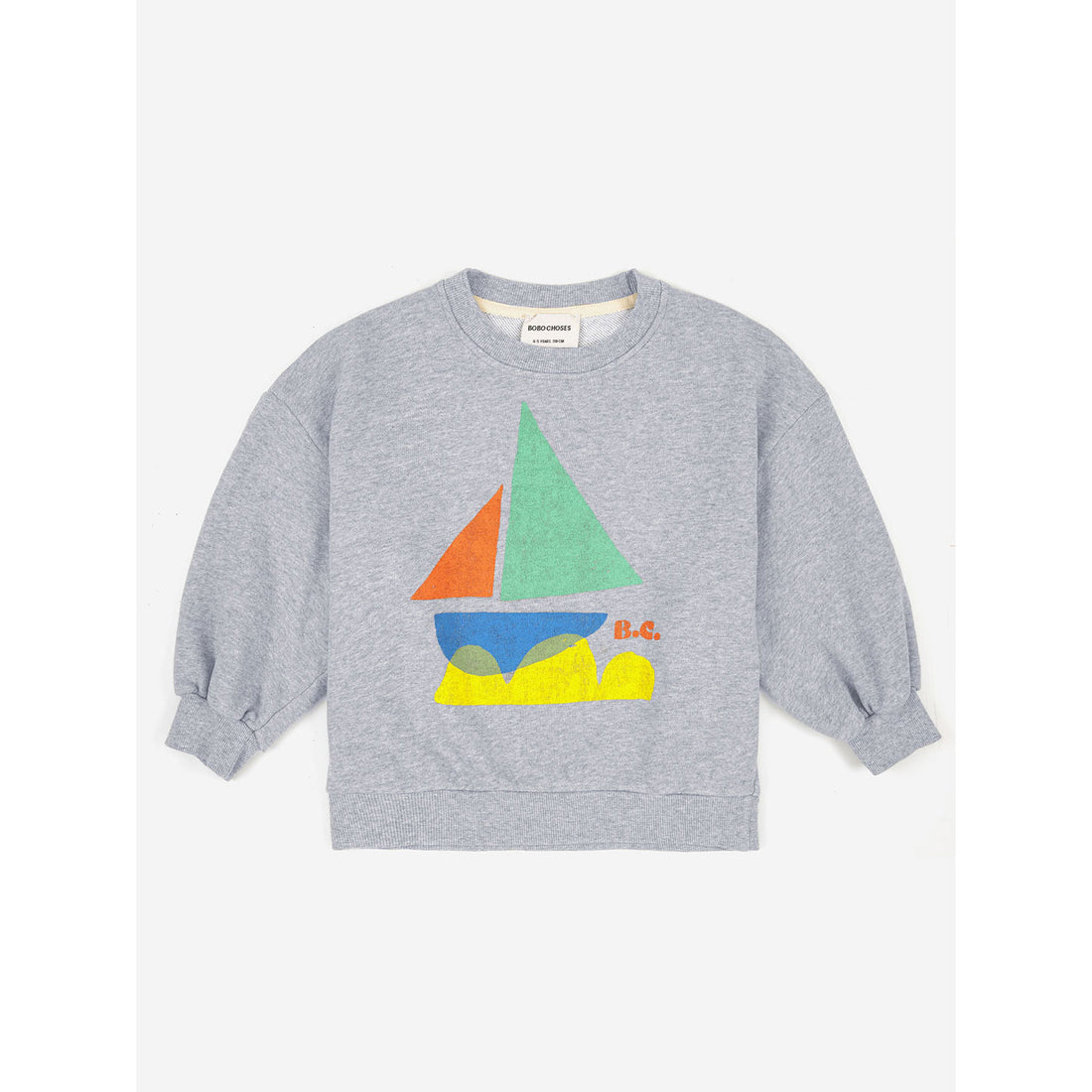 Bobo Choses Multicolor Sail Boat Sweatshirt