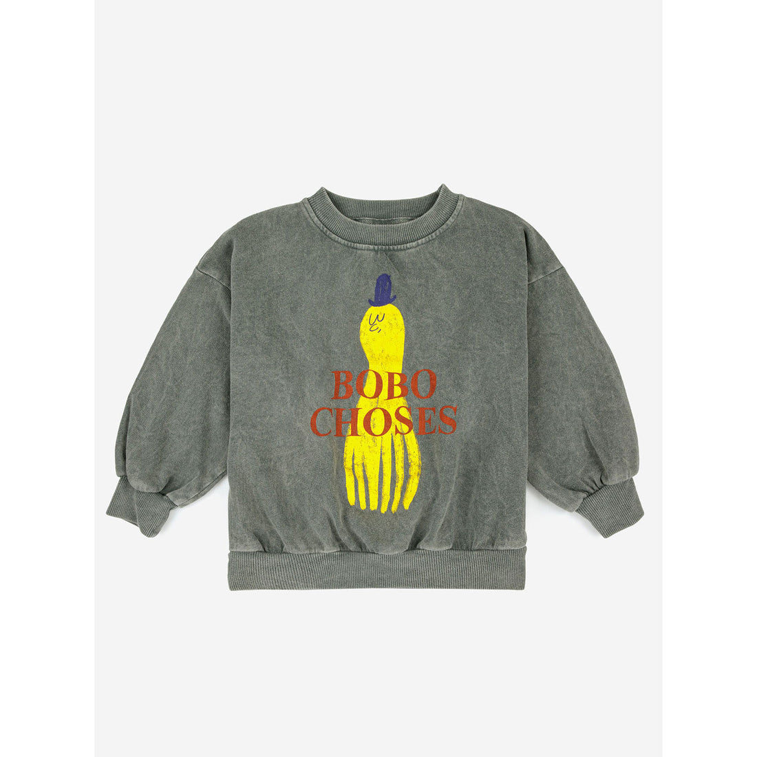Bobo Choses Yellow Squid Sweatshirt