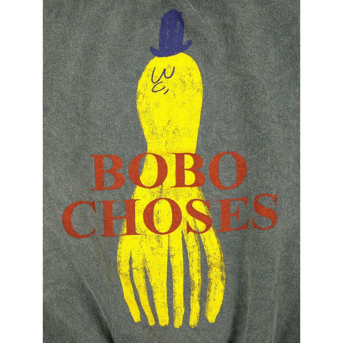 Bobo Choses Yellow Squid Sweatshirt