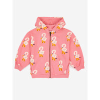 Bobo Choses Pelican All Over Zipped Sweatshirt