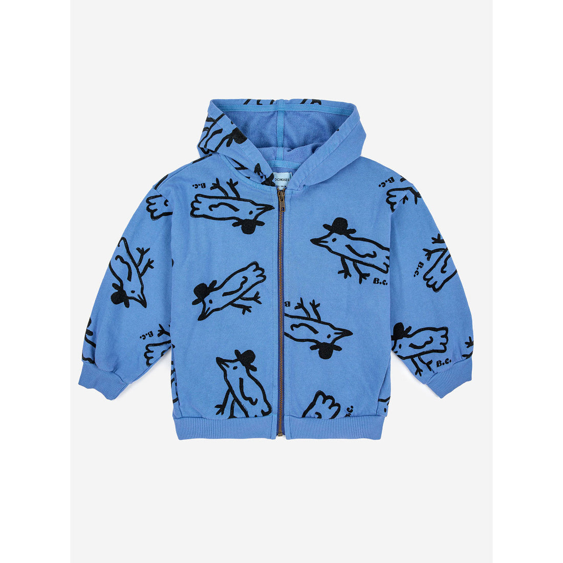 Bobo Choses Mr Birdie Zipped Sweatshirt